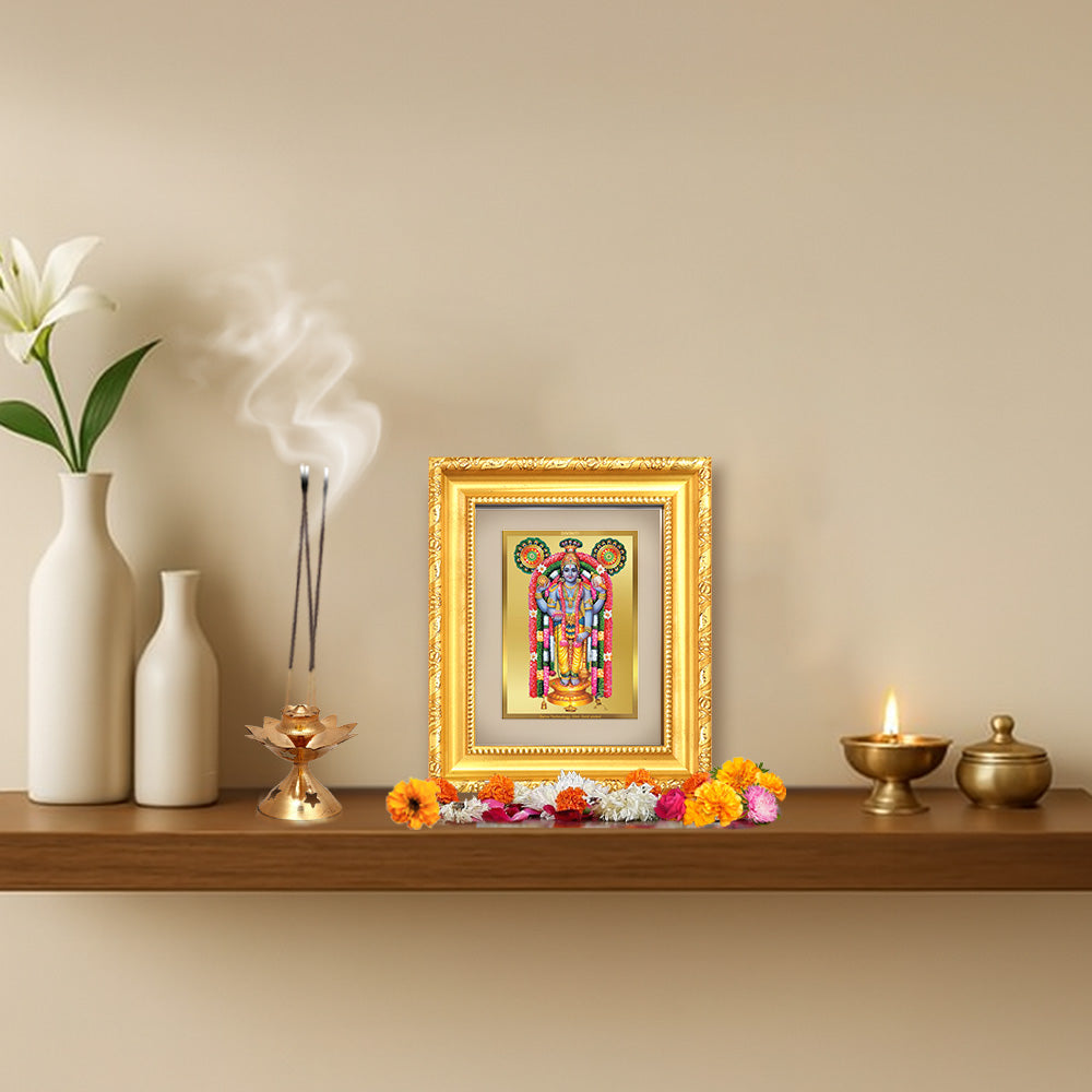 Diviniti 24K Gold Plated Guru Vayurappan |Sacred Sikh Table Top Frame for Home Decor & Office Ambiance | Premium Spiritual Gift