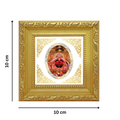 Salasar Balaji | Divine Hanuman Form Royal Tabletop Photo Frame in 24K Gold Plated Foil