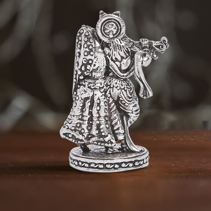 Pure Silver Radha Krishna Idol (2x4 cm 31g)