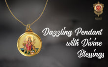 Load image into Gallery viewer, Diviniti 24K Double sided Gold Plated Pendant Durga &amp; Yantra|18 MM Flip Coin (1 PCS)
