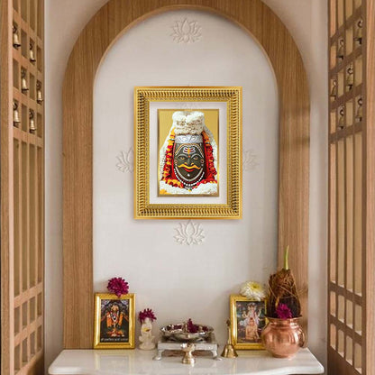 Diviniti 24K Gold Plated Mahakaleshwar (Classic) Divine Wall Frame for Home Mandir & Office Decor | Luxury Spiritual Gift