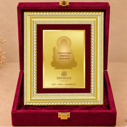 24K Gold-Plated Personalized Frame | Premium Gift Box | 21.5x17.5 CM