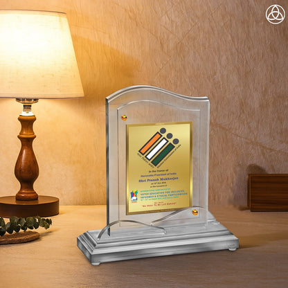 Acrylic Trophy Award | Congratulations Trophy For Celebrations, Ceremony, Events & Functions- Size 3