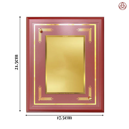 Diviniti MDF Frame Personalised Tabletop and Wall Photo Frame in 24K Gold Plated Foil