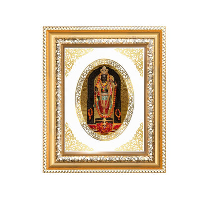 Ram Lalla Divine Child Form of Lord Ram Sacred Blessings Royal Tabletop Frame in 24K Gold Plated Foil