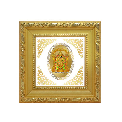 Goddess Padmavati | Divine Goddess of Prosperity Royal Tabletop Photo Frame in 24K Gold Plated Foil