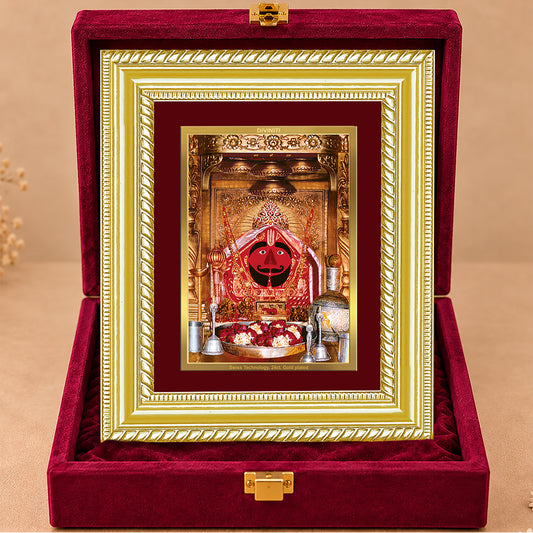 24K Gold-Plated Salasar Balaji Frame | Premium Gift Box | 21.5x17.5 CM