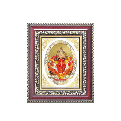 Diviniti 24K Gold Plated Siddhi Vinayak (ROYAL) Divine Table Top Frame for Home Mandir & Office Decor | Luxury Spiritual Gift