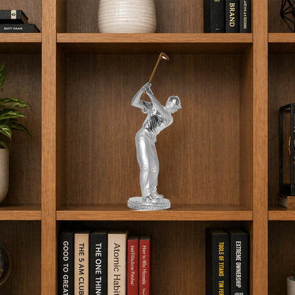 Diviniti 999 Silver Plated Golf Trophy | Premium Golf Award | Luxury Sports Trophy for Champions