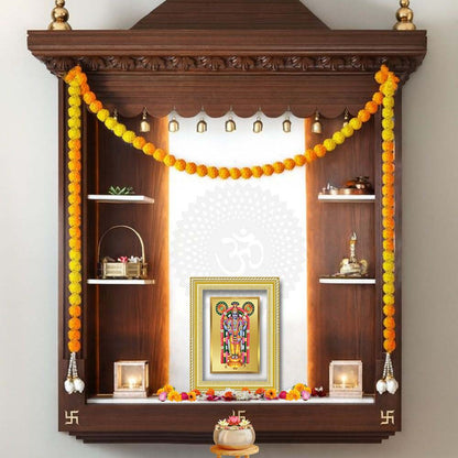 Diviniti 24K Gold Plated Guru Vayurappan (Classic) Sacred Sikh Wall Frame for Home Decor & Office Ambiance | Premium Spiritual Gift
