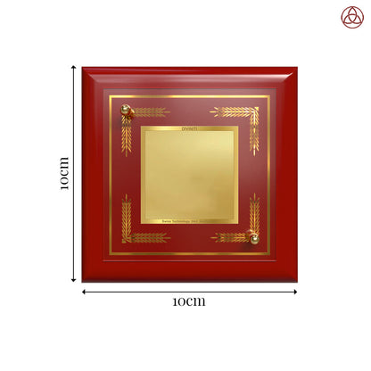 Diviniti MDF Frame Personalised Tabletop Photo Frame in 24K Gold Plated Foil