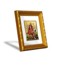 Load image into Gallery viewer, DIVINITI 24K Gold Plated Durga Maa Photo Frame For Home Decor, TableTop, Puja, Festival (15.0 X 13.0 CM)