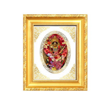 Maa Katyayani Divine Durga Form Sacred Courage & Marriage Blessings Royal Tabletop Frame in 24K Gold Plated Foil