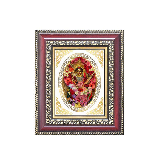 Maa Katyayani Divine Durga Form Sacred Courage & Marriage Blessings Royal Tabletop Frame in 24K Gold Plated Foil