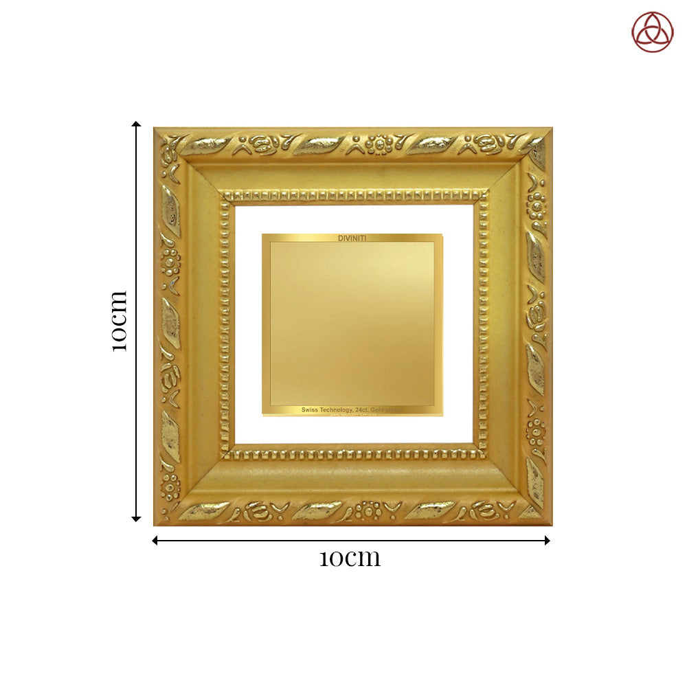 Diviniti 24K Gold Plated Table Top Frame for Home & Office Decor | Luxury Gift