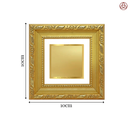 Diviniti 24K Gold Plated Table Top Frame for Home & Office Decor | Luxury Gift