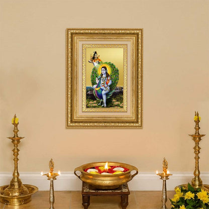 Diviniti 24K Gold Plated Baba Balak Nath Divine Wall Frame for Home Mandir & Office Decor | Luxury Spiritual Gift