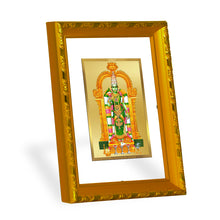 Load image into Gallery viewer, DIVINITI 24K Gold Plated Meenakshi Photo Frame For Home Wall Decor, Tabletop, Gift (21.5 X 17.5 CM)
