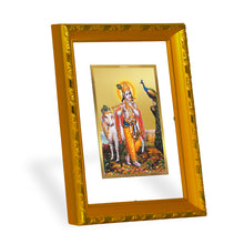 Load image into Gallery viewer, DIVINITI 24K Gold Plated Lord Krishna Photo Frame For Home Wall Decor, Tabletop, Puja (21.5 X 17.5 CM)
