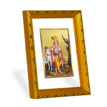 Load image into Gallery viewer, DIVINITI 24K Gold Plated Lord Krishna Photo Frame For Home Wall Decor, Tabletop, Puja (21.5 X 17.5 CM)