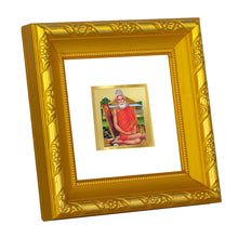 Load image into Gallery viewer, DIVINITI 24K Gold Plated Baba Lokenath Photo Frame For Home Decor, Premium Gift (10.8 X 10.8 CM)