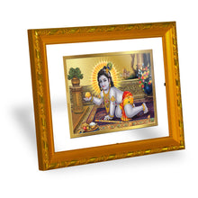 Load image into Gallery viewer, DIVINITI 24K Gold Plated Laddu Gopal Photo Frame For Home Decor, Festival Puja, Gift (21.5 X 17.5 CM)