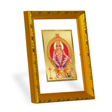 Load image into Gallery viewer, DIVINITI 24K Gold Plated Ayyappan Wall Photo Frame For Home Decor, Prayer, Gift (21.5 X 17.5 CM)
