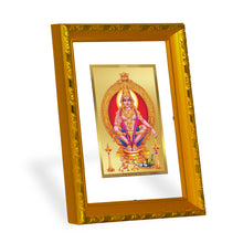 Load image into Gallery viewer, DIVINITI 24K Gold Plated Ayyappan Wall Photo Frame For Home Decor, Prayer, Gift (21.5 X 17.5 CM)