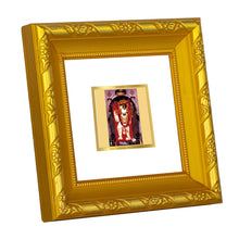Load image into Gallery viewer, DIVINITI 24K Gold Plated Mahendipur Balaji Photo Frame For Home Decor, Puja, Festive Gift (10.8 X 10.8 CM)
