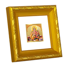 Load image into Gallery viewer, DIVINITI 24K Gold Plated Lord Ganesha Photo Frame For Home Decor, Festive Gift, Puja (10.8 X 10.8 CM)