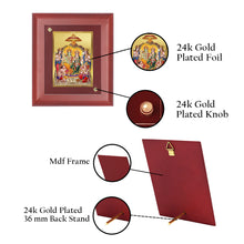 Load image into Gallery viewer, Diviniti 24K Gold Plated Ram Darbar Photo Frame For Home Decor, Table Decor, Wall Hanging Decor, Worship &amp; Luxury Gift (20 CM X 25 CM)
