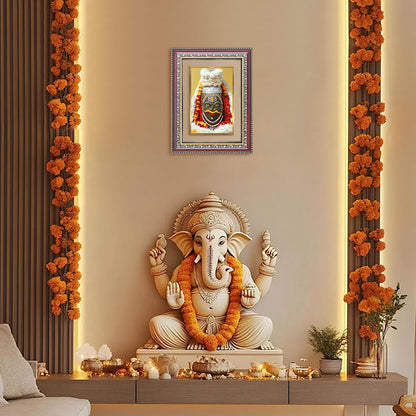 Diviniti 24K Gold Plated Mahakaleshwar (Classic) Divine Wall Frame for Home Mandir & Office Decor | Luxury Spiritual Gift