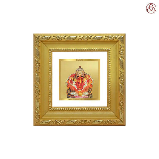 Lord Siddhivinayak | Giver of Auspicious Beginnings & Fulfilled Wishes Tabletop Frame in 24K Gold Plated Foil
