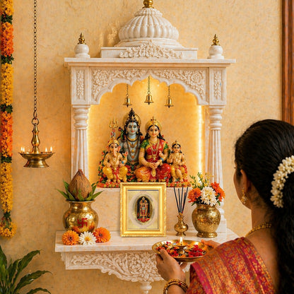 Ram Lalla Divine Child Form of Lord Ram Sacred Blessings Royal Tabletop Frame in 24K Gold Plated Foil