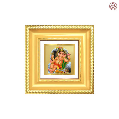 Bal Ganesha | Bal Ganapati|Baby Ganapati| For Tabletop Frame in 24K Gold Plated Foil