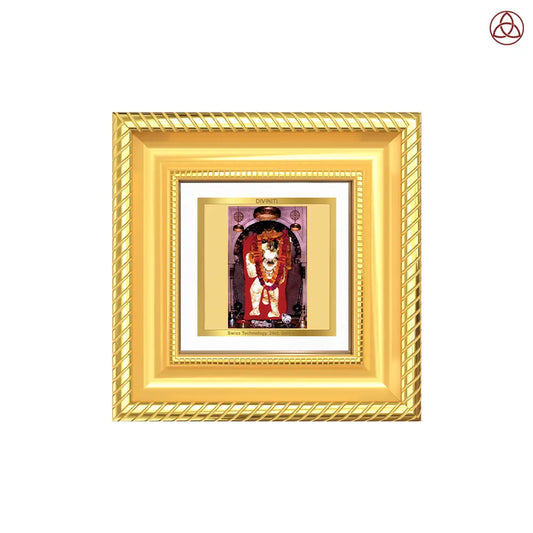 Mehandipur Balaji | Divine Hanuman of Healing and Protection Tabletop Frame in 24K Gold Plated Foil