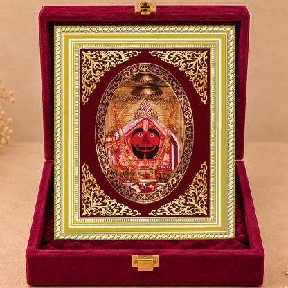 24K Gold-Plated Salasar Balaji Frame | Premium Gift Box | 26x20 CM
