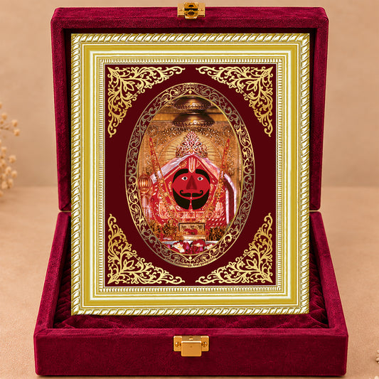 24K Gold-Plated Salasar Balaji Frame | Premium Gift Box | 26x20 CM
