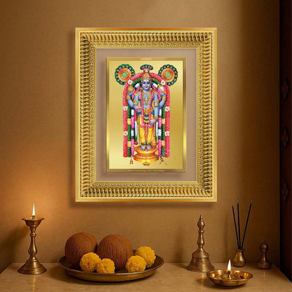 Diviniti 24K Gold Plated Guru Vayurappan (Classic) Sacred Sikh Wall Frame for Home Decor & Office Ambiance | Premium Spiritual Gift