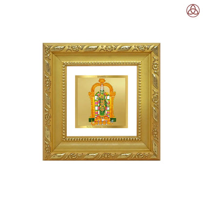 Goddess Meenakshi | Divine Warrior Goddess of Madurai Tabletop Frame in 24K Gold Plated Foil