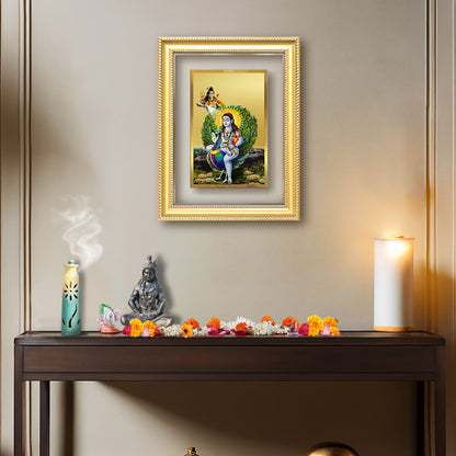 Diviniti 24K Gold Plated Baba Balak Nath Divine Wall Frame for Home Mandir & Office Decor | Luxury Spiritual Gift