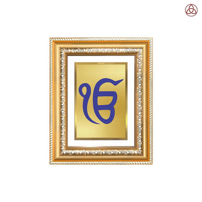 Ik Onkar | Sacred Wall & Tabletop Photo Frame in 24K Gold Plated Foil