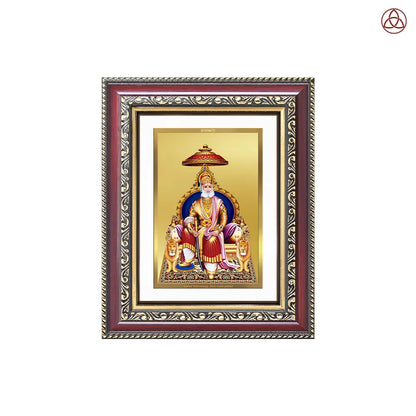 Maharaja Agrasen for Wall & Tabletop Photo Frame in 24K Gold Plated Foil