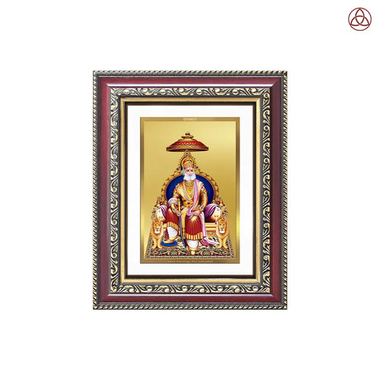 Maharaja Agrasen for Wall & Tabletop Photo Frame in 24K Gold Plated Foil