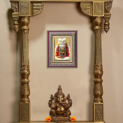 Diviniti 24K Gold Plated Mahakaleshwar (Classic) Divine Wall and Table Top Frame for Home Mandir & Office Decor | Luxury Spiritual Gift