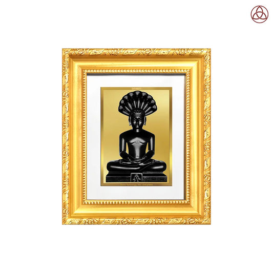 Lord Parshvanatha | 23rd Jain Tirthankara Wall Hanging & Tabletop Frame in 24K Gold Plated Foil