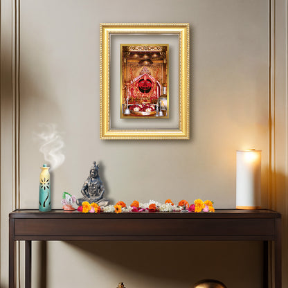 Diviniti 24K Gold Plated Salasar Balaji (Classic) Divine Wall Frame for Home Mandir & Office Decor | Luxury Spiritual Gift