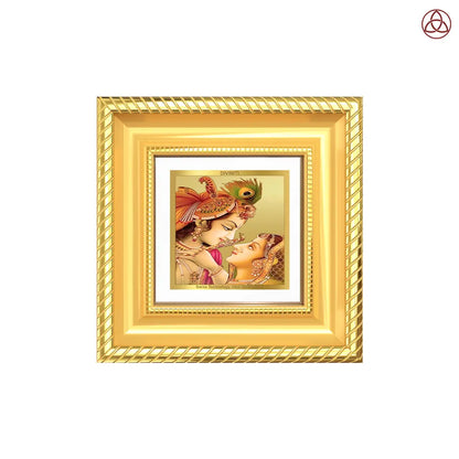 Krishna with Flute | Lord Krishna Tabletop Frame in 24K Gold Plated Foil