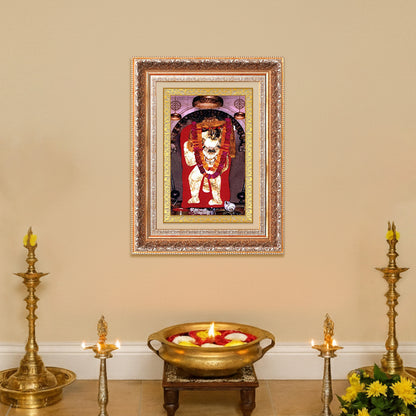 Mehandipur Balaji | Divine Hanuman of Healing and Protection Wall Photo Frame in 24K Gold Plated Foil