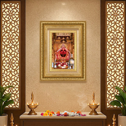 Diviniti 24K Gold Plated Salasar Balaji (Classic) Divine Wall Frame for Home Mandir & Office Decor | Luxury Spiritual Gift